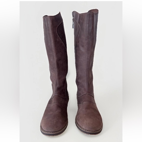 COLUMBIA TWENTYTHIRD AVE LEATHER BROWN WATERPROOF TALL BOOT WOMENS SIZE 8.5 - Picture 2 of 8
